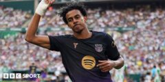ريال بيتيس 2-5 برشلونة – لامين يامال ورودري يسجلان بينما يواصل برشلونة مسيرته الانتصارات